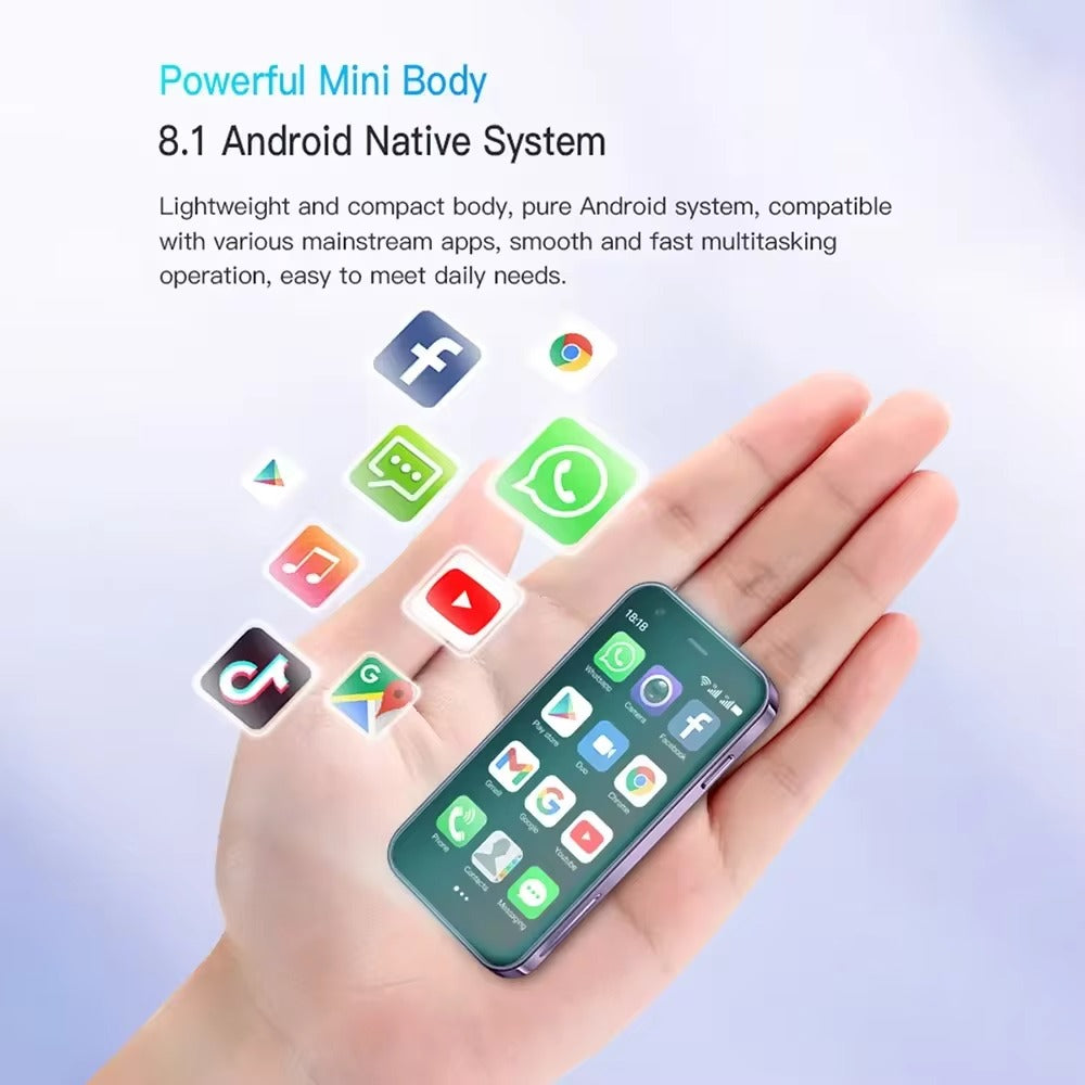 Mini iPhone – Compact 4G Smartphone (iOS/Android)