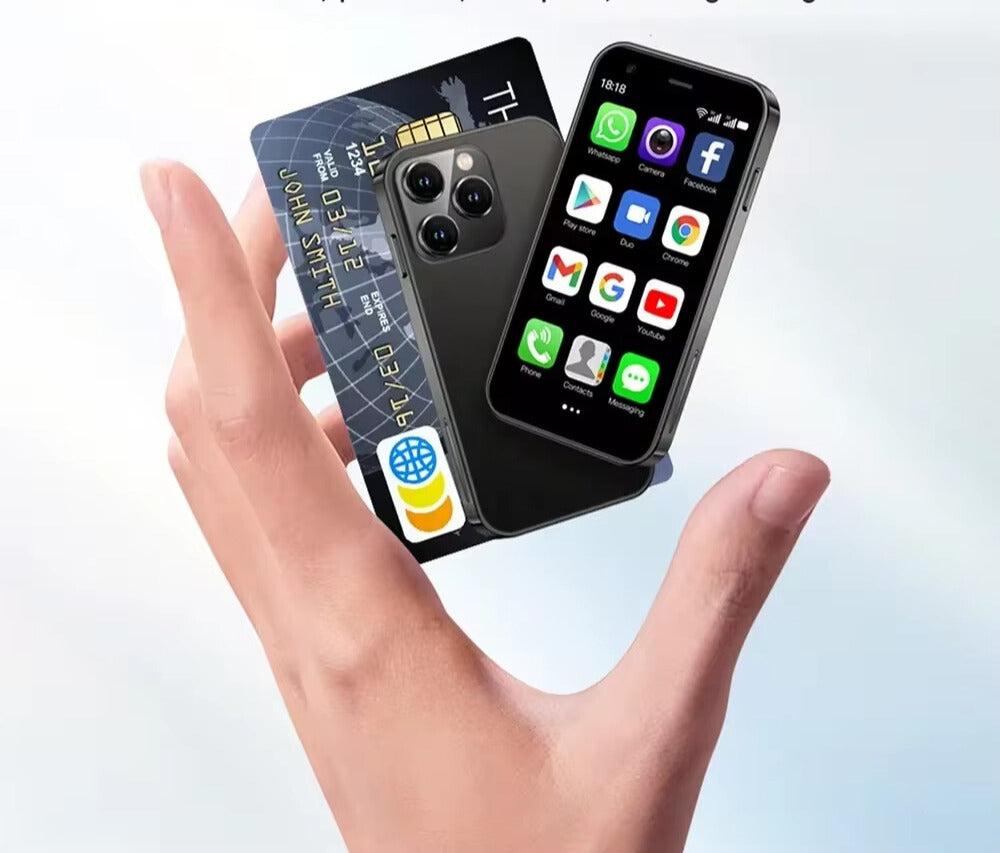 Mini iPhone – Compact 4G Smartphone (iOS/Android) – NanoSmart
