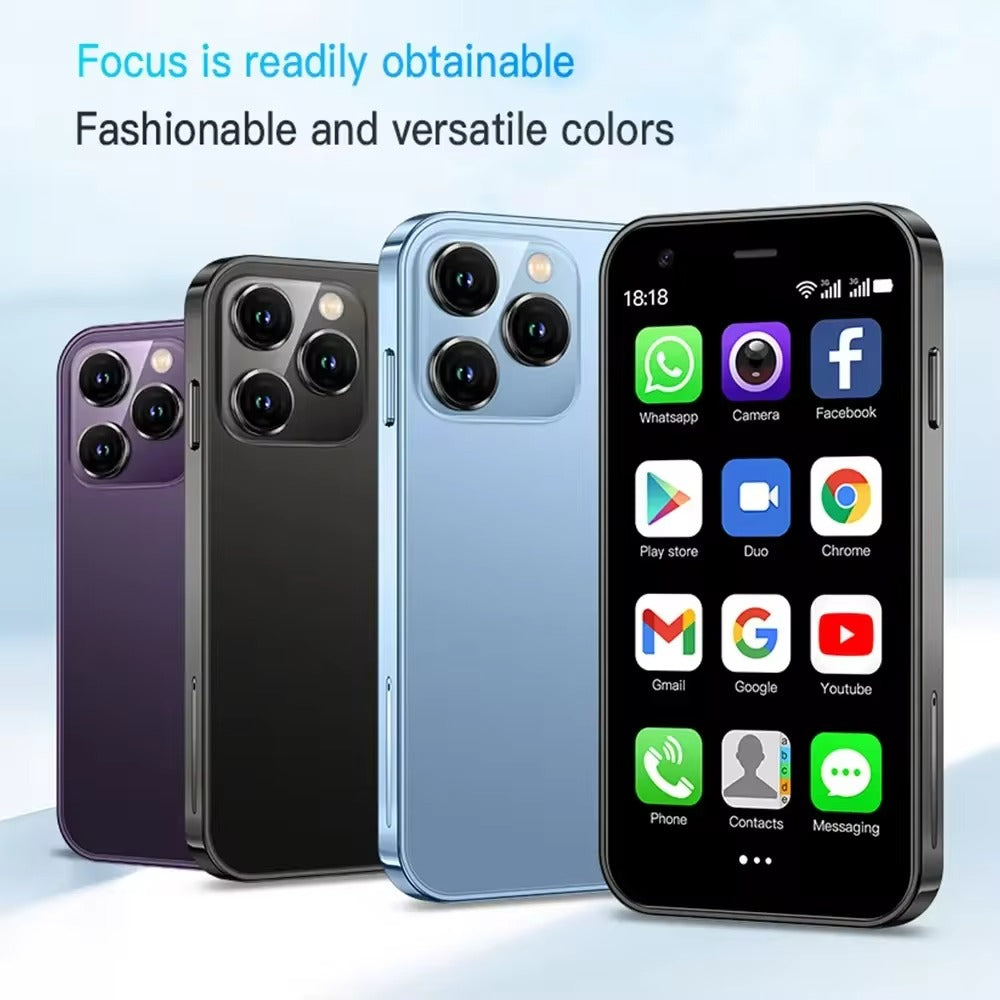 Mini iPhone – Compact 4G Smartphone (iOS/Android) – NanoSmart