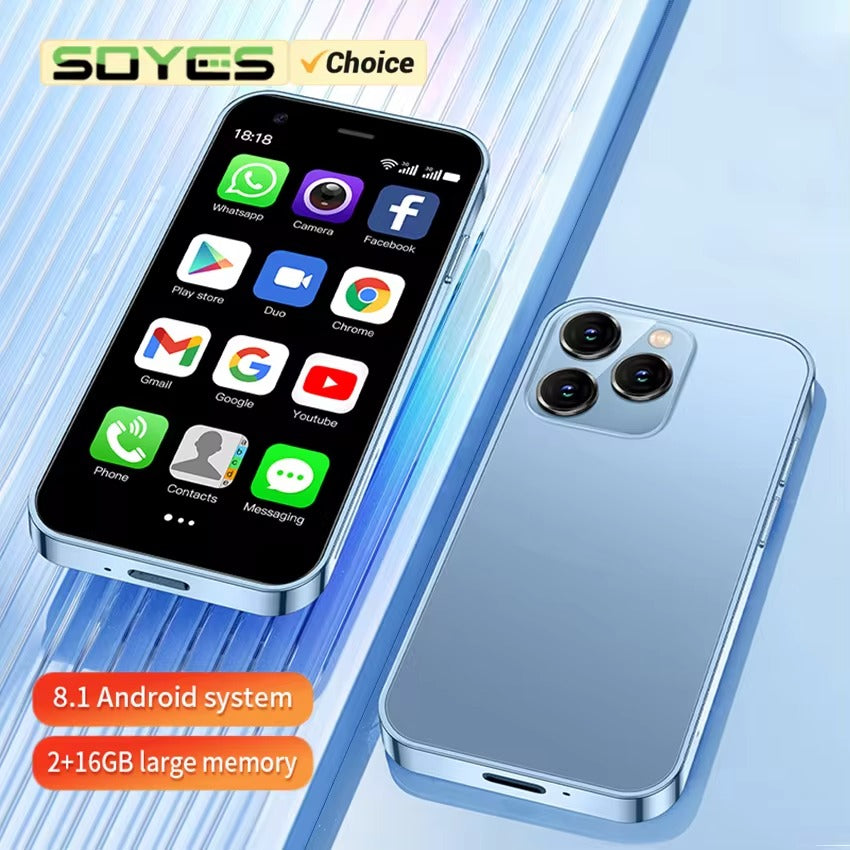 Mini iPhone – Compact 4G Smartphone (iOS/Android) – NanoSmart
